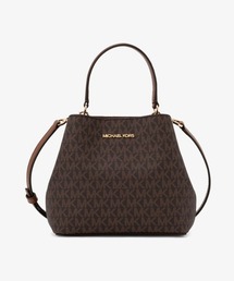MICHAEL KORS（マイケルコース）の「PRATT バケット クロスボディ スモール - MKシグネチャー（ショルダーバッグ）」