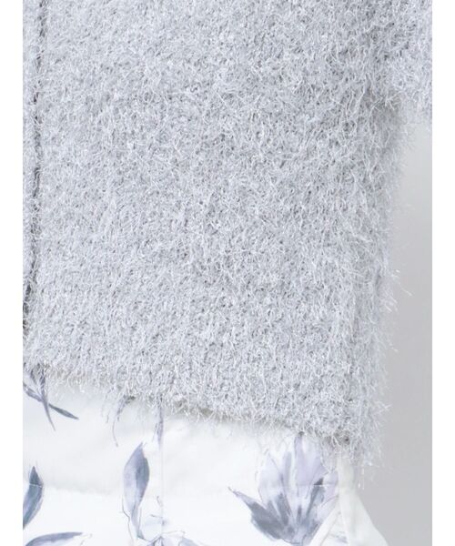 MERCURYDUO（マーキュリーデュオ）の「ラメシャギーニットカーディガン（カーディガン/ボレロ・レディース・ミント/グレー/オフホワイト/ピンク/ラベンダー・FREE）」の21枚目の写真