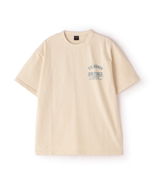 AVIREX（アヴィレックス）の「MIL. STENCIL T-SHIRT US ARMY AIR FORCE / ミリタリー ステンシル Tシャツ US アーミー エアフォース / AVIREX / アヴィレックス（Tシャツ/カットソー・メンズ・ナチュラル/オリーブ/ブラック・LARGE/MEDIUM/XX-LARGE/X-LARGE）」の6枚目の写真