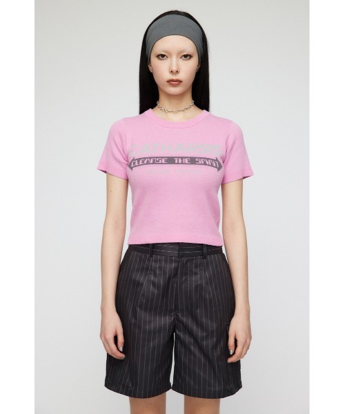 LAGUA GEM（ラグアジェム）の「JACQUARD KNIT Tシャツ（Tシャツ