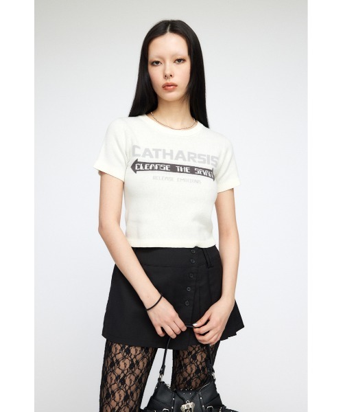 laguagem ラグアジェム　tシャツ FROCKY PRINT Tシャツ（Tシャツ/カットソー）｜LAGUA GEM