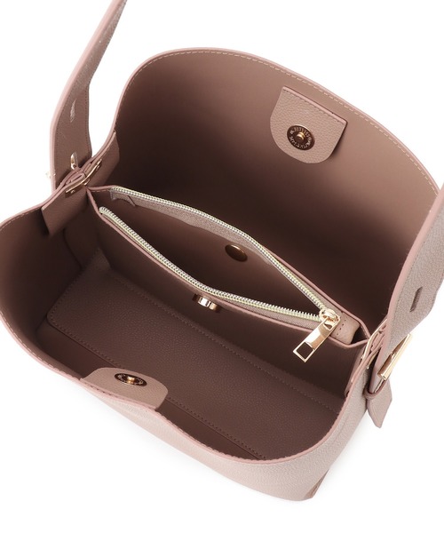 ROPE' PICNIC（ロペピクニック）の「マンテルメタルスクエアワンショルダーバッグ（ショルダーバッグ・レディース・ブラック/グレー/オフホワイト/ベージュ系その他・FREE）」の20枚目の写真