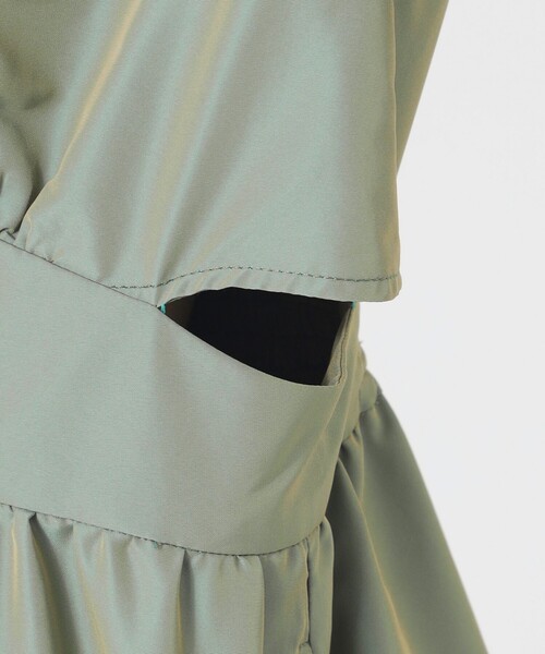 LOVELESS（ラブレス）の「【手洗い可】フロントZIPオープンワンピース（ワンピース・レディース・ネイビー/ホワイト系その他/グリーン系その他5/ブラック・34/36）」の13枚目の写真