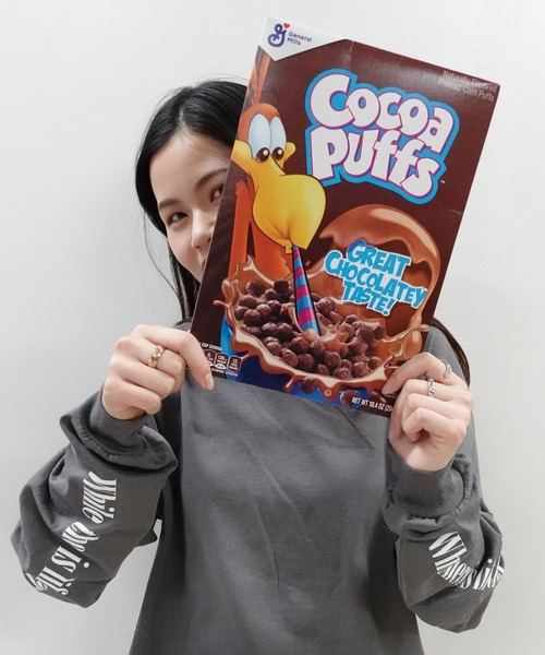 CORNERS（コーナーズ）の「袖ロゴプリント長袖Tシャツ（Tシャツ/カットソー・レディース・オフホワイト/スミクロ・L/M）」の11枚目の写真
