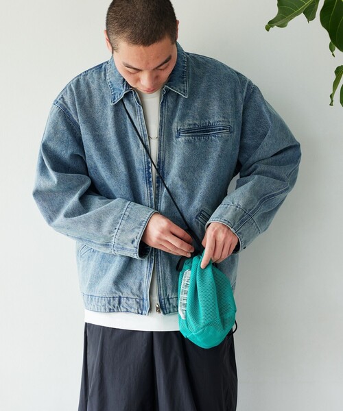 WEEKEND(ER)（ウィークエンダー）の「WEEKEND(ER) × FREAK'S STORE/ウィークエンダー × フリークスストア 別注 メッシュミニショルダーバッグ（ショルダーバッグ・レディース・グリーン/イエロー/オレンジ/グレー/ブルー・ONE SIZE）」の19枚目の写真