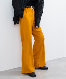 JUNRED(ジュンレッド)のセンターフリンジスーパーフレアパンツ(その他パンツ)