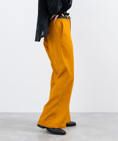 JUNRED（ジュンレッド）の「センターフリンジスーパーフレアパンツ（その他パンツ・メンズ・チャコールグレー/ブラック/グリーン/オレンジ・L/M/S）」の17枚目の写真