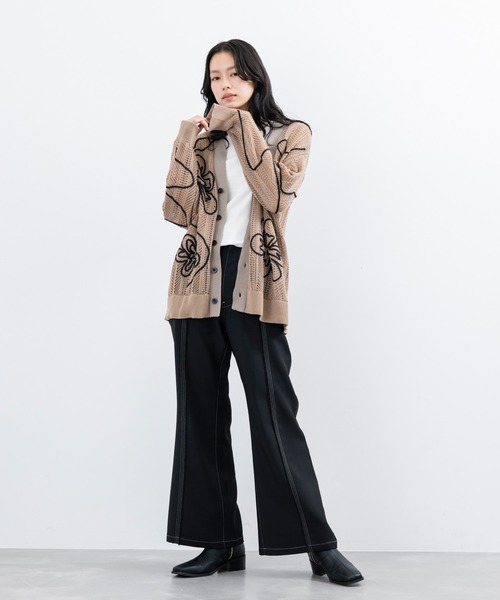 JUNRED（ジュンレッド）の「センターフリンジスーパーフレアパンツ（その他パンツ・メンズ・チャコールグレー/ブラック/グリーン/オレンジ・L/M/S）」の20枚目の写真