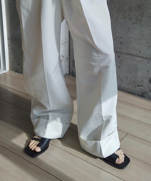 y/m by RIKA（イムバイリカ）の「スリーポイントサンダル（サンダル・レディース・ブラック・MEDIUM/LARGE/SMALL）」の5枚目の写真