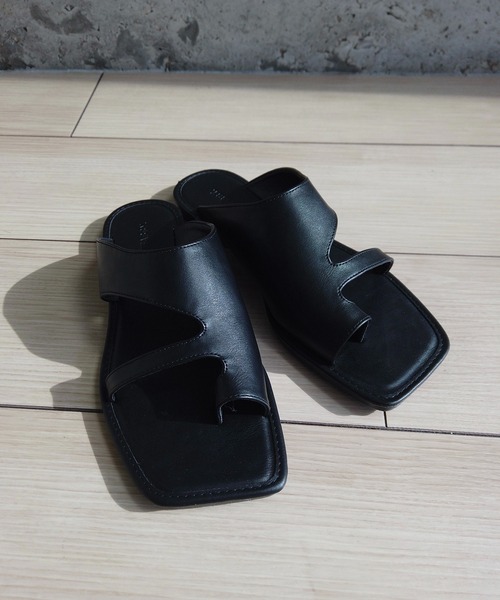 y/m by RIKA（イムバイリカ）の「スリーポイントサンダル（サンダル・レディース・ブラック・MEDIUM/LARGE/SMALL）」の7枚目の写真