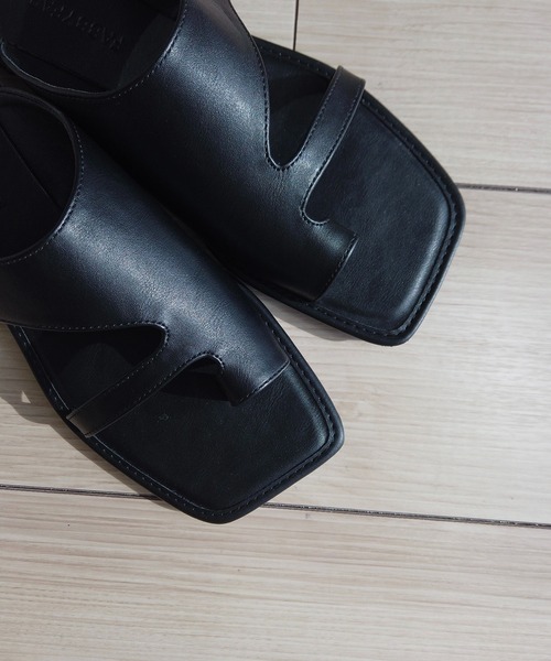 y/m by RIKA（イムバイリカ）の「スリーポイントサンダル（サンダル・レディース・ブラック・MEDIUM/LARGE/SMALL）」の10枚目の写真