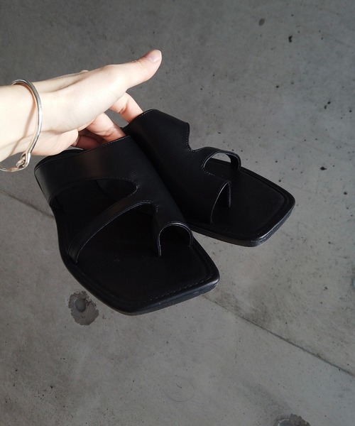 y/m by RIKA（イムバイリカ）の「スリーポイントサンダル（サンダル・レディース・ブラック・MEDIUM/LARGE/SMALL）」の11枚目の写真