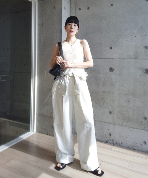 y/m by RIKA（イムバイリカ）の「スリーポイントサンダル（サンダル・レディース・ブラック・MEDIUM/LARGE/SMALL）」の14枚目の写真