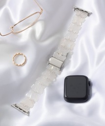 レジン製 Apple Watch Band スマートウォッチバンド【38/40/41/42/44/45/49mm対応】