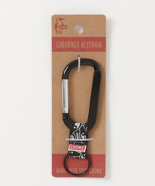CHUMS（チャムス）の「CHUMS/チャムス キーホルダー CARABINER KEYCHAIN カラビナキーチェーン CH61-1175（キーホルダー・メンズ・レッド系その他/ブラック系その他2/レッド系その他2/ブラック系その他・FREE）」の7枚目の写真