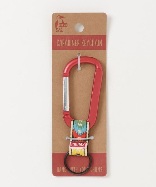 CHUMS（チャムス）の「CHUMS/チャムス キーホルダー CARABINER KEYCHAIN カラビナキーチェーン CH61-1175（キーホルダー・メンズ・レッド系その他/ブラック系その他2/レッド系その他2/ブラック系その他・FREE）」の10枚目の写真