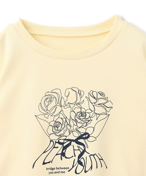 Ada.(エイダ)の「<Peachyyouth × Ada.>ブーケプリント カジュアル スウェット(スウェット・レディース・アイボリー/ネイビー/オートミール・M/L)」の14枚目の写真