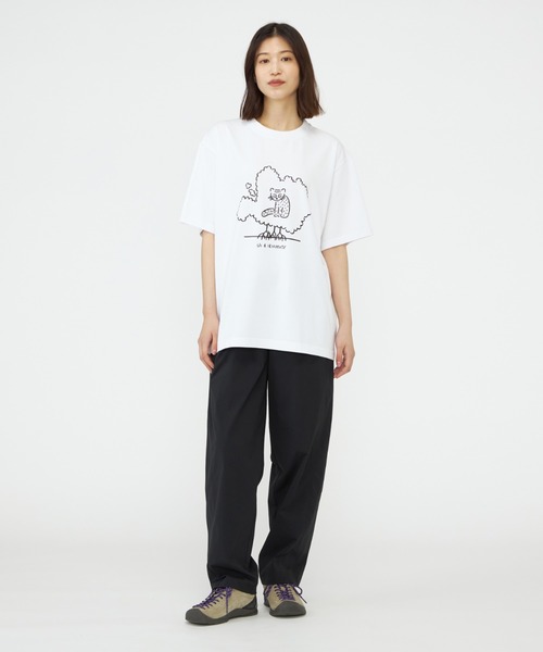 KEEN(キーン)の「Us 4 OC/RP IRIOMOTE CAT TEE / US4 オーシーアールピー イリオモテヤマネコ ティー / 半袖Tシャツ(Tシャツ/カットソー・メンズ・ホワイト・S/M/L/XL)」の5枚目の写真