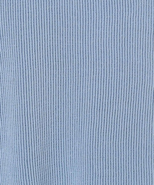 BAYFLOW（ベイフロー）の「[デコルテが綺麗にみえる]スクエアニットタンク（タンクトップ・レディース・アイボリー/ブルー/ブラック・FREE）」の19枚目の写真