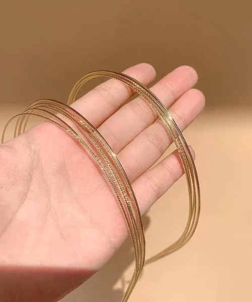 H.TOKYO（エイチトウキョウ）の「メタルデザインカチューシャ（カチューシャ・レディース・ゴールド/シルバー・FREE）」の5枚目の写真