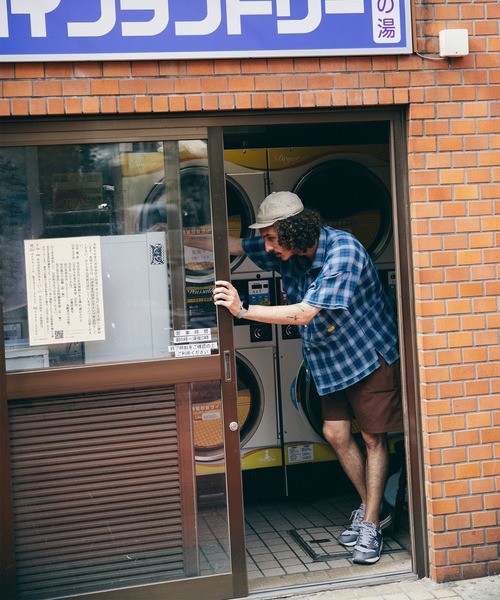 HUNTISM(ハンティズム)の「HUNTISM ハンティズム / French Linen Umpire Cap フレンチリネンアンパイアキャップ / htm241004(キャップ・メンズ・レッド/オリーブ/ブルー/ブラック/ベージュ・1/2)」の7枚目の写真