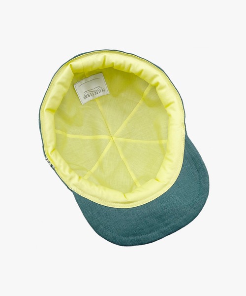 HUNTISM(ハンティズム)の「HUNTISM ハンティズム / French Linen Umpire Cap フレンチリネンアンパイアキャップ / htm241004(キャップ・メンズ・レッド/オリーブ/ブルー/ブラック/ベージュ・1/2)」の17枚目の写真