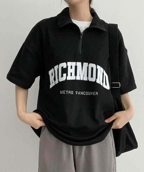 セール】ロゴ入りアノラック半袖tシャツY2K 韓国（スウェット