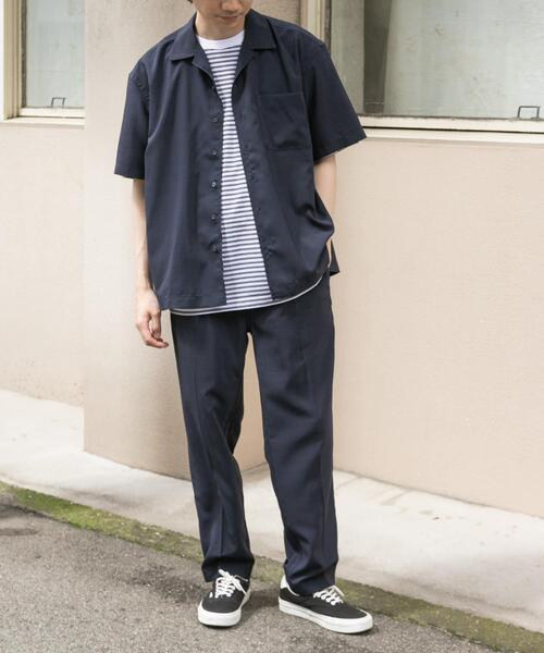 FORK&SPOON(フォークアンドスプーン)の「『セットアップ対応/速乾』FORK&SPOON TEC LINENシャツ(シャツ/ブラウス・メンズ・オリーブ/ネイビー/チャコールグレー・5/4)」の18枚目の写真
