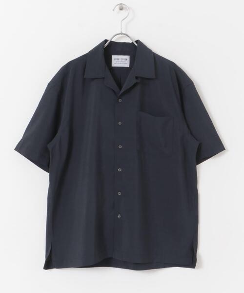 FORK&SPOON(フォークアンドスプーン)の「『セットアップ対応/速乾』FORK&SPOON TEC LINENシャツ(シャツ/ブラウス・メンズ・オリーブ/ネイビー/チャコールグレー・5/4)」の5枚目の写真