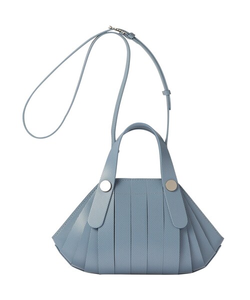 HIROKO HAYASHI（ヒロコハヤシ）の「OSSO VIVO PUNTI（オッソ ヴィーヴォ プンティ）ショルダーバッグ（ショルダーバッグ・レディース・ライトグリーン系/ホワイト系6/ブラック系3/ライトイエロー系4/グレー系その他4/サックスブルー系3/ベージュ系3・00）」の6枚目の写真