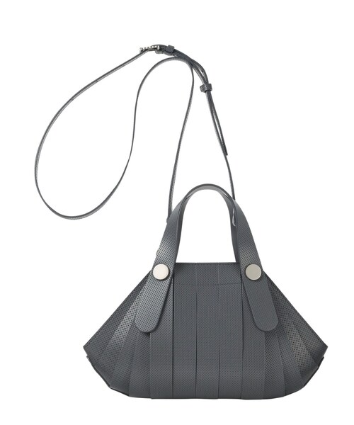 HIROKO HAYASHI（ヒロコハヤシ）の「OSSO VIVO PUNTI（オッソ ヴィーヴォ プンティ）ショルダーバッグ（ショルダーバッグ・レディース・ライトグリーン系/ホワイト系6/ブラック系3/ライトイエロー系4/グレー系その他4/サックスブルー系3/ベージュ系3・00）」の3枚目の写真