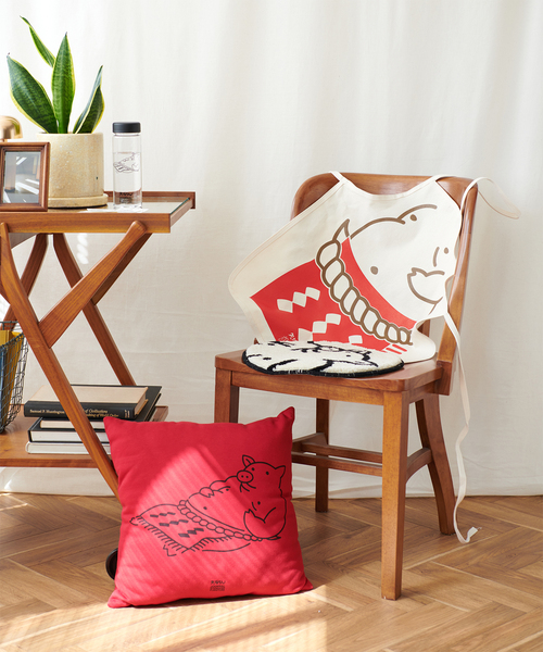 YABATON/矢場とん】JSF別注 CUSHION クッション（ラグ/マット