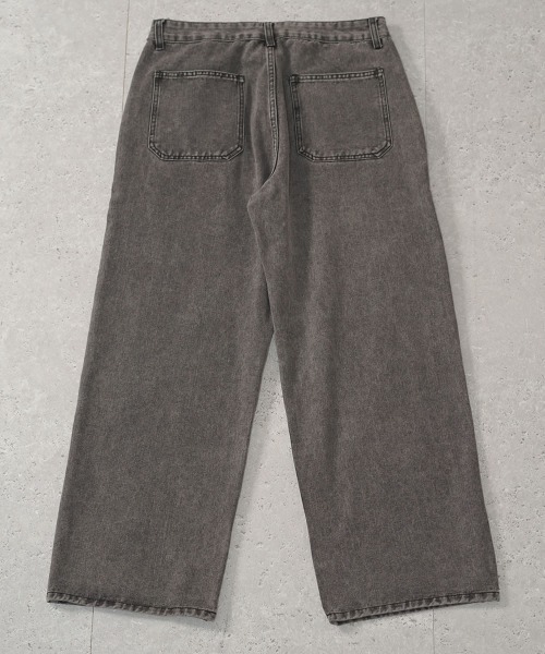 【セール】ヴィンテージメイクスイッチパネルワイドデニムパンツ（デニムパンツ）｜Shoowtime（ショウタイム）