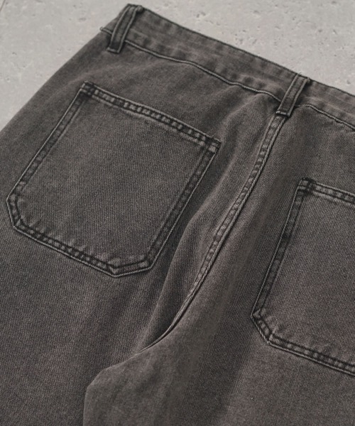 【セール】ヴィンテージメイクスイッチパネルワイドデニムパンツ（デニムパンツ）｜Shoowtime（ショウタイム）