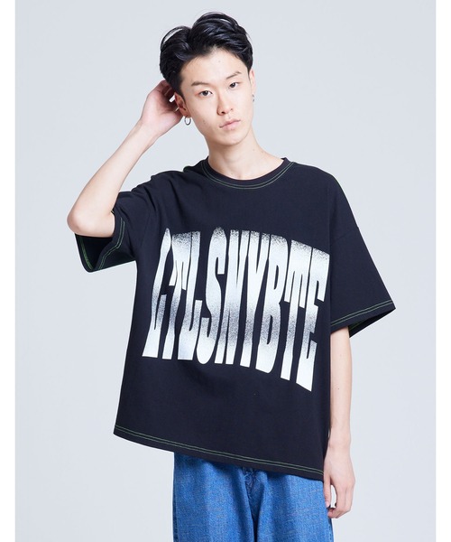 Little sunny bite(リトルサニーバイト)の「【Little Sunny Bite】little sunny bite big tee(Tシャツ/カットソー・レディース・ブルー/ブラック/ホワイト・MEDIUM/SMALL)」の6枚目の写真