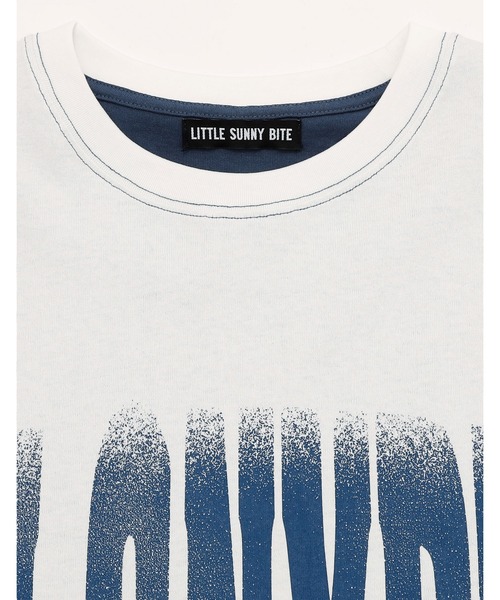 Little sunny bite(リトルサニーバイト)の「【Little Sunny Bite】little sunny bite big tee(Tシャツ/カットソー・レディース・ブルー/ブラック/ホワイト・MEDIUM/SMALL)」の10枚目の写真