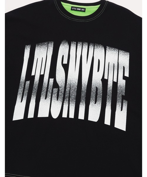 Little sunny bite(リトルサニーバイト)の「【Little Sunny Bite】little sunny bite big tee(Tシャツ/カットソー・レディース・ブルー/ブラック/ホワイト・MEDIUM/SMALL)」の18枚目の写真