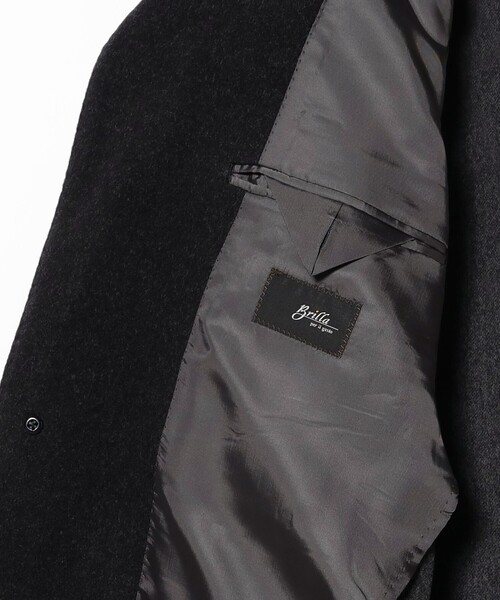 BRILLA per il gusto（ブリッラペルイルグースト）の「DRAGO SKYFALL スポルベリーノ チェスターコート（その他アウター・メンズ・ネイビー・46）」の7枚目の写真