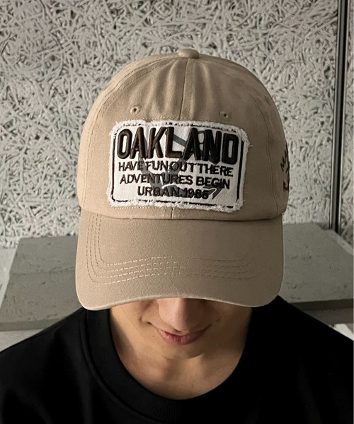 Burner（バーナー）の「【OKUOKU　0909】刺繍 ウォッシュ キャップ CAP 多カラー oku-bosi-724275981380-11 U（キャップ・メンズ・ホワイト/ブラック/ピンク/ワインレッド/アイボリー・FREE）」の3枚目の写真