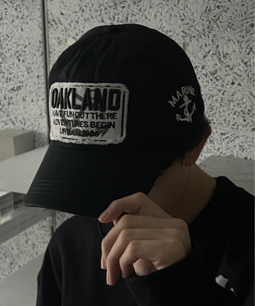Burner（バーナー）の「【OKUOKU　0909】刺繍 ウォッシュ キャップ CAP 多カラー oku-bosi-724275981380-11 U（キャップ・メンズ・ホワイト/ブラック/ピンク/ワインレッド/アイボリー・FREE）」の12枚目の写真