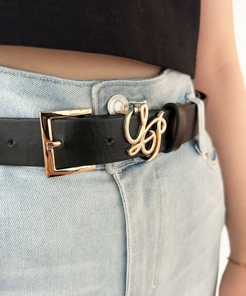 LIPSERVICE（リップサービス）の「LPバックルベルト（ベルト・レディース・アイボリー/ブラック・FREE）」の3枚目の写真