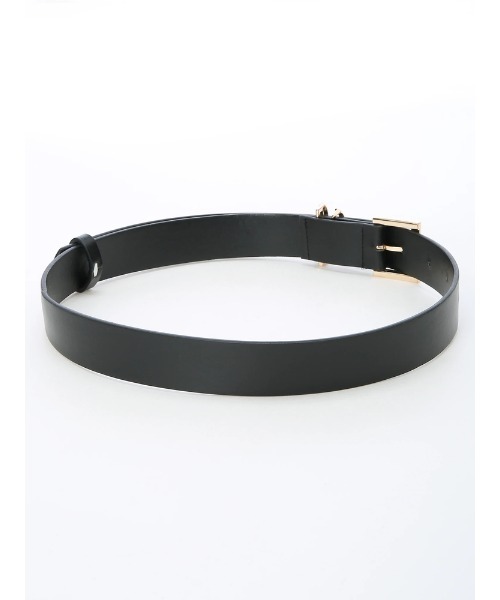 LIPSERVICE（リップサービス）の「LPバックルベルト（ベルト・レディース・アイボリー/ブラック・FREE）」の4枚目の写真