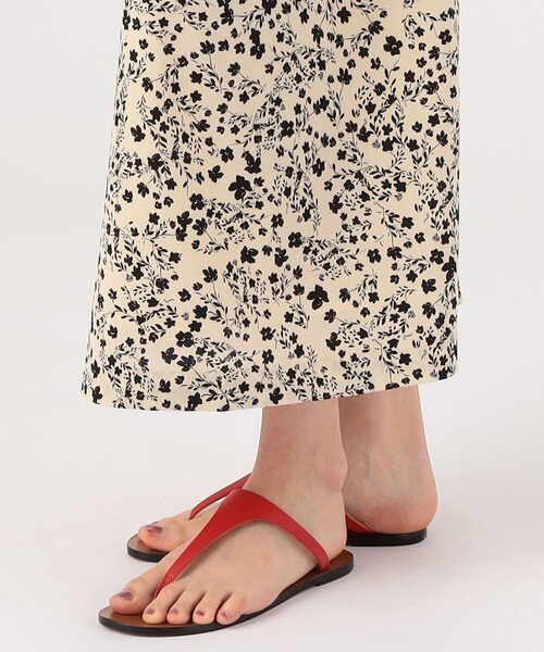 MACPHEE（マカフィー）の「フラワープリント キャミソールワンピース（ワンピース・レディース・ブラック系その他/ライトベージュ・36）」の9枚目の写真