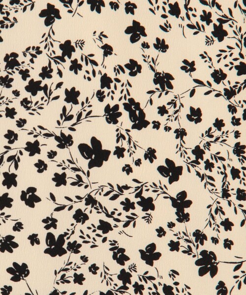 MACPHEE（マカフィー）の「フラワープリント キャミソールワンピース（ワンピース・レディース・ブラック系その他/ライトベージュ・36）」の10枚目の写真