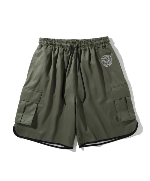 FLATLUX(フラットラックス)の「FLATLUX Drift Cargo Short(フラットラックス ドリフト カーゴショーツ)(カーゴパンツ・メンズ・オリーブ系・X-LARGE/MEDIUM)」の1枚目の写真