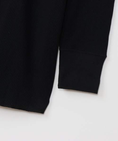 HANES（ヘインズ）の「【Hanes/ヘインズ】レディース ヘンリーネック（Tシャツ/カットソー・レディース・オフホワイト/ブラック/ダークネイビー/ヘザーグレー・FREE）」の18枚目の写真