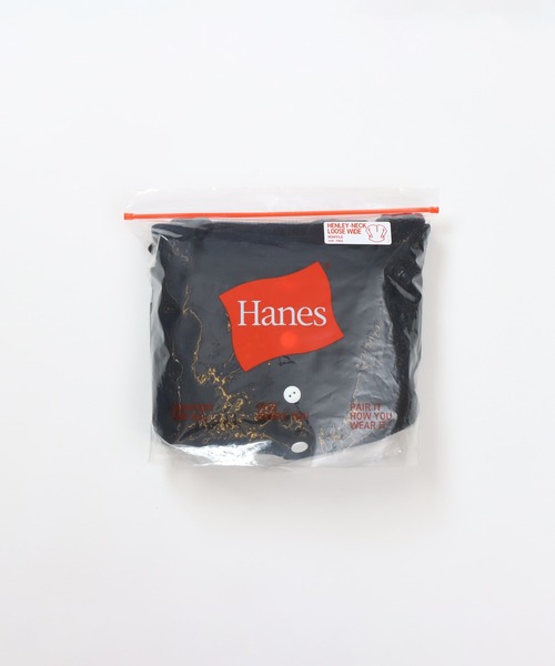 HANES（ヘインズ）の「【Hanes/ヘインズ】レディース ヘンリーネック（Tシャツ/カットソー・レディース・オフホワイト/ブラック/ダークネイビー/ヘザーグレー・FREE）」の21枚目の写真