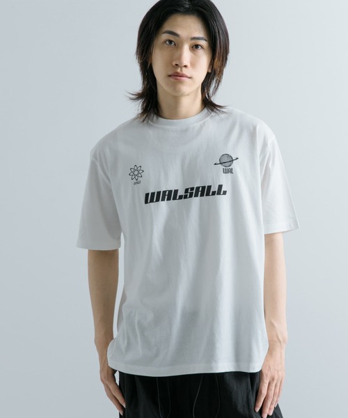 セール】サッカーゲームグラフィックTシャツ(5分袖)（Tシャツ
