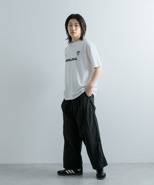 SENSE OF PLACE by URBAN RESEARCH（センスオブプレイスバイアーバンリサーチ）の「サッカーゲームグラフィックTシャツ(5分袖)（Tシャツ/カットソー・メンズ・ライトブルー/アイボリー/ブラック/ホワイト・MEDIUM/LARGE）」の5枚目の写真