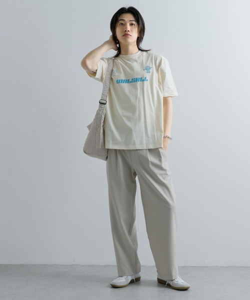 SENSE OF PLACE by URBAN RESEARCH（センスオブプレイスバイアーバンリサーチ）の「サッカーゲームグラフィックTシャツ(5分袖)（Tシャツ/カットソー・メンズ・ライトブルー/アイボリー/ブラック/ホワイト・MEDIUM/LARGE）」の10枚目の写真